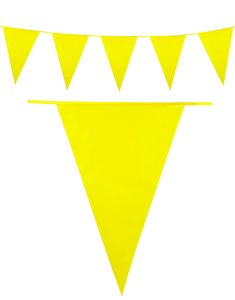 Gult Banner med Store Vimpel Flag 10 meter 