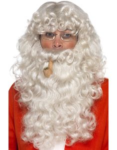Deluxe Santa Dress-Up Kit - Nissesæt med 4 Dele