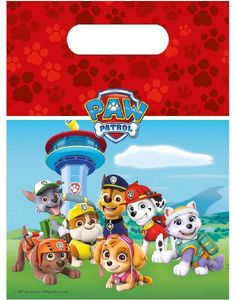6 stk Godteposer - Paw Patrol Banden