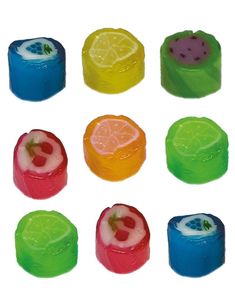 1kg Rox Mellemstor - Farverige Frugtslik