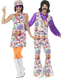 Par kostume - 60'er Groovy Hippier
