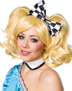 Eventyrlysten Alice - Blond Paryk