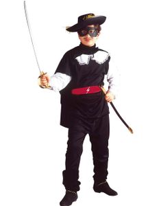 Zorro Inspireret Børnekostume