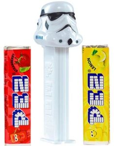 Clone Trooper - Star Wars Mandalorian Pez-Holder med 2 stk Pez Pakker