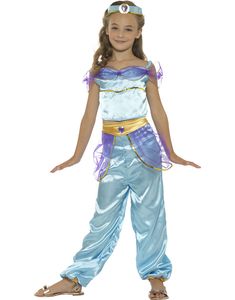 Aladdin inspireret Jasmine Børnekostume