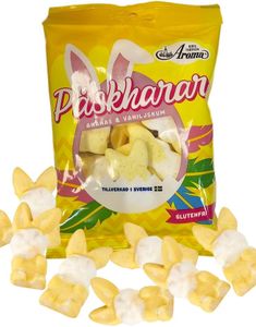 Aroma Påskeskum - Påskehar-formet Skumgodteri med Ananas- og Vaniljesmag 100 gram