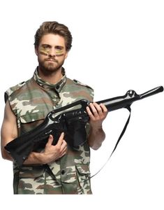 Oppblåsbart SWAT Maskingevær - 55 cm