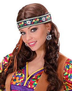 Hippie Øreclips med Fredstegn