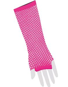 Neon Rosa Lange Nethandsker