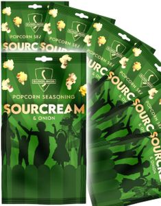 16 stk Sundlings Premium Popcorn Krydder - Sourcream & Onion - Hel Kasse 416 Gram
