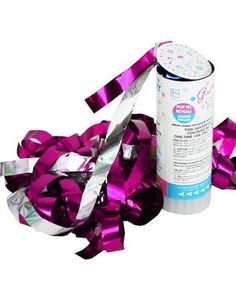 Gender Reveal Mini Konfettikanon Jente - Rosa 11cm