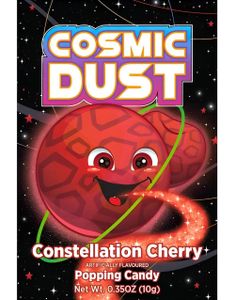 Cosmic Dust Popping Candy med Kirsebærsmak 10 gram (USA Import)
