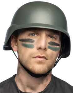 Soldathjelm – Grønn
