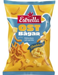 Estrella Ekstra Store Ostesnacks Cheddar 210 Gram
