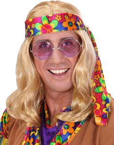 Lang Blond Hippie Paryk