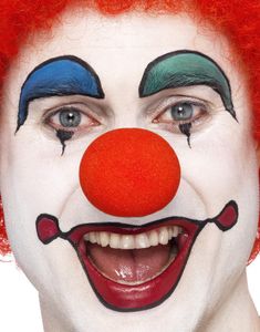 Rød Klovnenæse i Skum