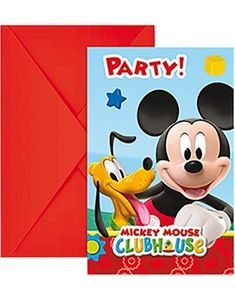 Mikke Mus Klubbhus - Invitasjoner