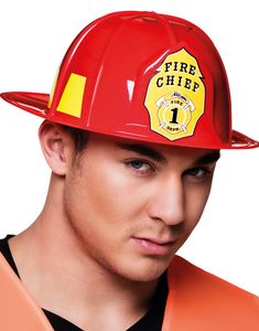 No. 1 Fire Depr. - Rød Brandmandshjelm