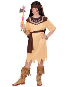 Indianerkostume til Pige 3 Dele