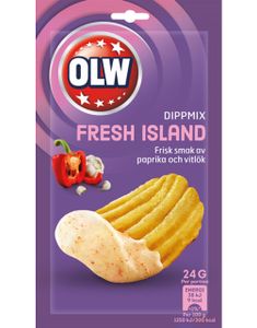 Fresh Island Dippmix 25 g - Frisk smak av paprika og hvitløk