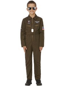 Maverick Aviator - Lisensiert Top Gun Kostyme til Barn