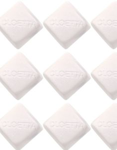 820g Cloetta Stor Boks med Skum / Hvide Puder