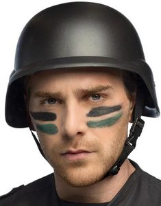 Soldathjelm – Svart