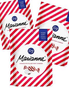 21 stk Marianne Mintpastiller med Chokoladekerne - Hel Æske