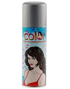 Sølvfarvet Hårspray 125 ml