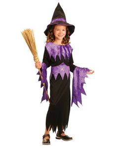 Hekse Pige Børnekostume