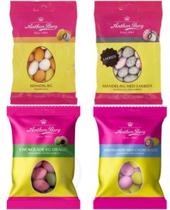 Smag dem alle – Anthon Berg Små Ægpose – Fire smagsvarianter - Pakketilbud