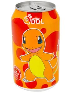 Pokemon Charmander Lychee Sparkling Water - Kullsyrevann med Litchismak 330 ml (Asia Import)
