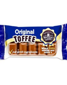 1 stk Walkers Original Toffee Bar 100g