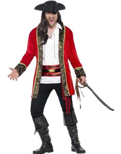 Pirat Kaptajnen af Tortuga Herrekostume