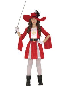 Den Røde Musketer Barnekostyme