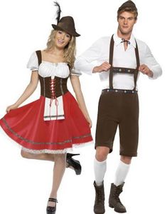 Parkostume - Bayerske Oktoberfestpar