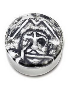 Scratch Pirat Skull - Piercing Plug