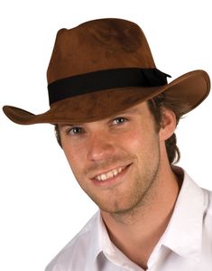 Brun Indiana Jones / Cowboyhat
