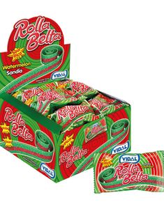 24 stk Vidal Watermelon Rolla Belt / Vingummi med Vandmelonsmag - Hel Æske