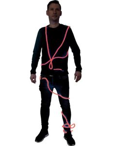 Rød Neon Lysslynge 3 m