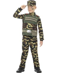 Militærkostume til Dreng 3 Dele