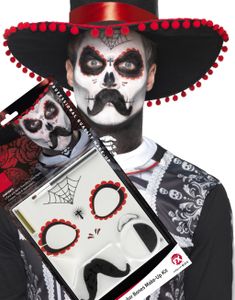 Senor Mustache -  Day of The Dead Sminkesæt