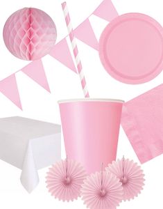 Lys Pink Festpakke for 14 Personer