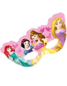 6 stk Øjenmasker i Karton - Disney Prinsesser