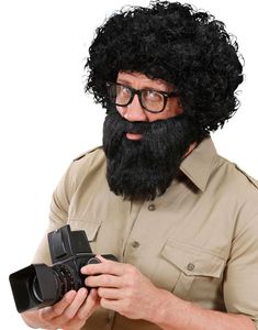 Sort Skæg m/Overskæg