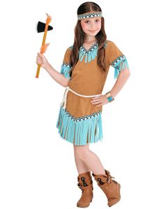 Brunt Indianerkostume til Børn