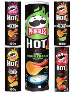 Taste Them All - Pringles Hot - Fem Smage - Pakketilbud