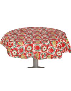 RUND Tekstildug med Julemotiver diameter 152 cm