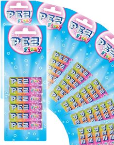 DATO PRODUKT - 18 stk. 6-pakninger Pez Fizzy Mix Refills 918 gram (30.04.2026)