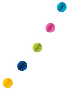 Flerfarvet Honeycomb Guirlander 213 cm